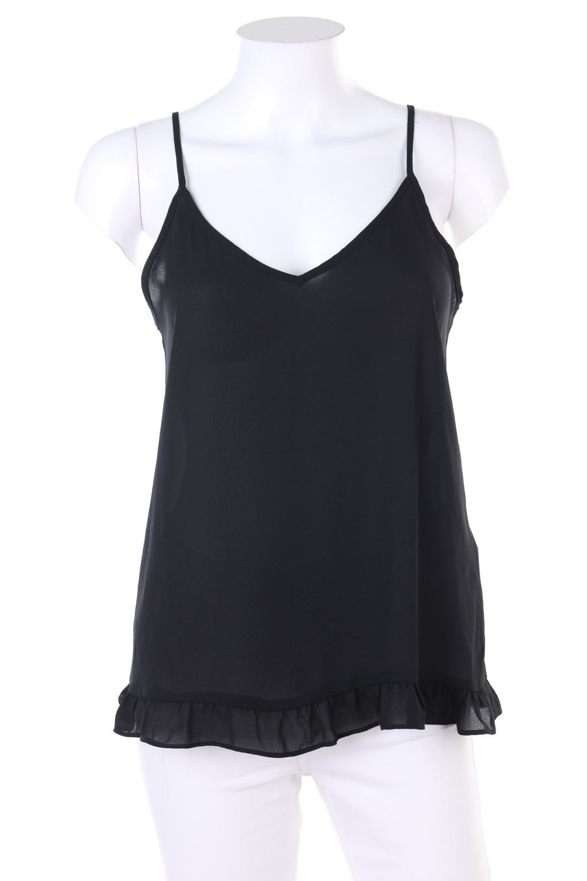 UNITED COLORS OF BENETTON - Chiffon-Top with Volants - XS