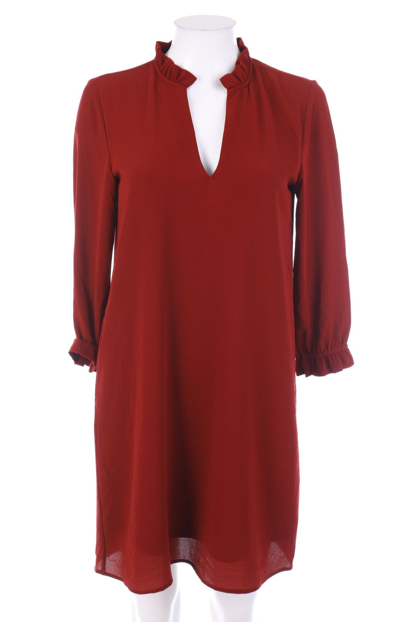 H&M - Kleid aus Crêpe mit Rüschen - D 36