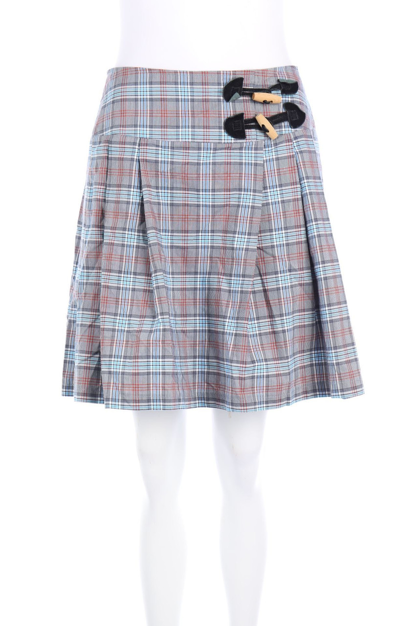 No Label - Tartan Mini-Skirt - D 38