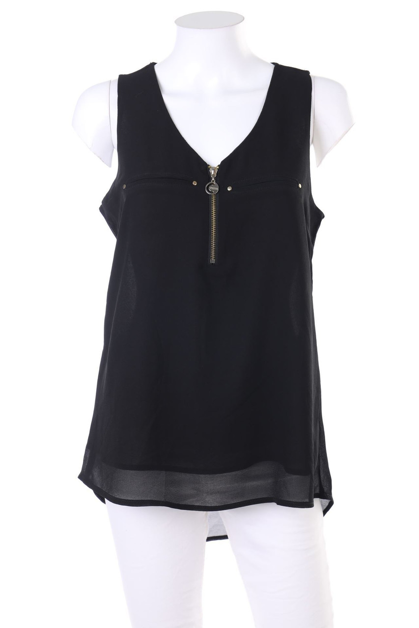 Chicorée - Blouse Top with Zipper Closure - M