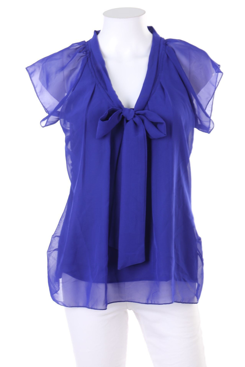 Livre - Kurzarm-Schluppen-Bluse - D 38