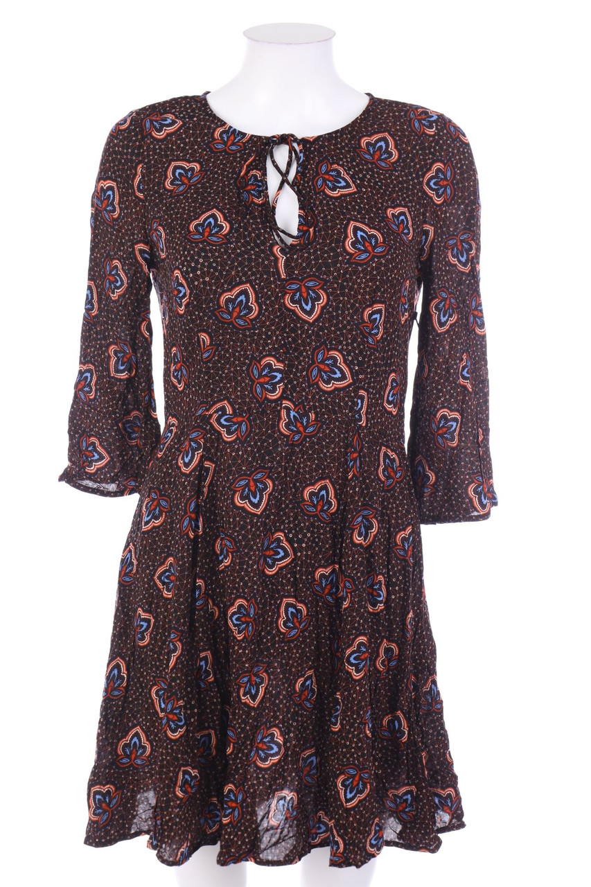 H&M - Print-Kleid mit 3/4-Ärmel - D 38