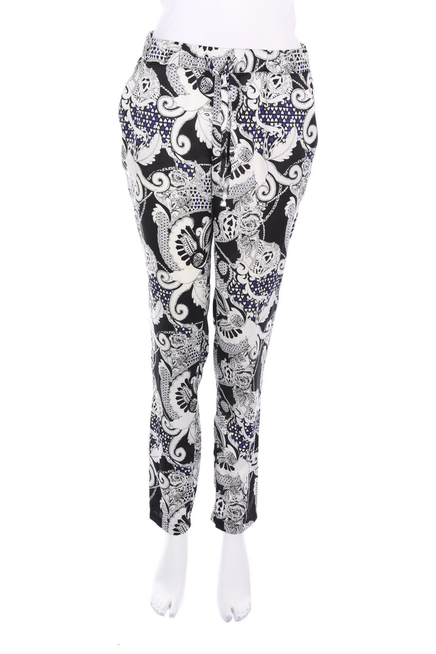 H&M DIVIDED - Jogger-Hose mit floralem Muster - D 36