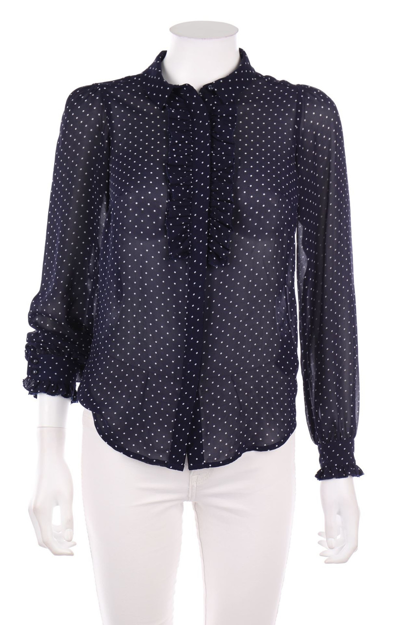 H&M - Hemd-Bluse mit Rüschen - D 34