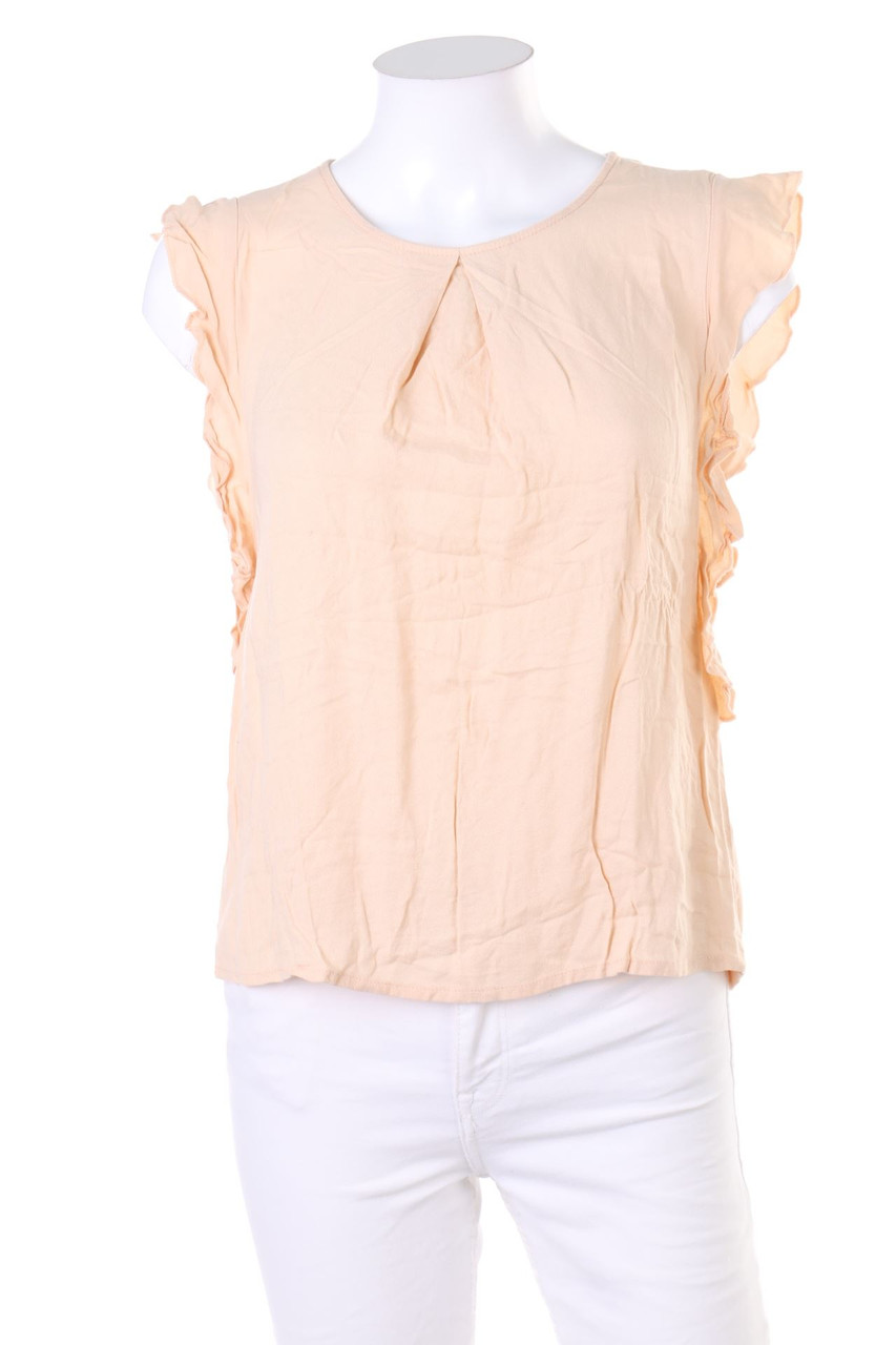 No Label - Shortsleeve-Shirt with Volants - D 42