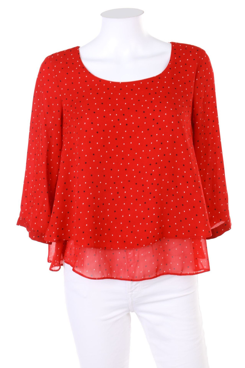 Yessica by C&A - Blouse, Layer Look with Geo Print - D 36