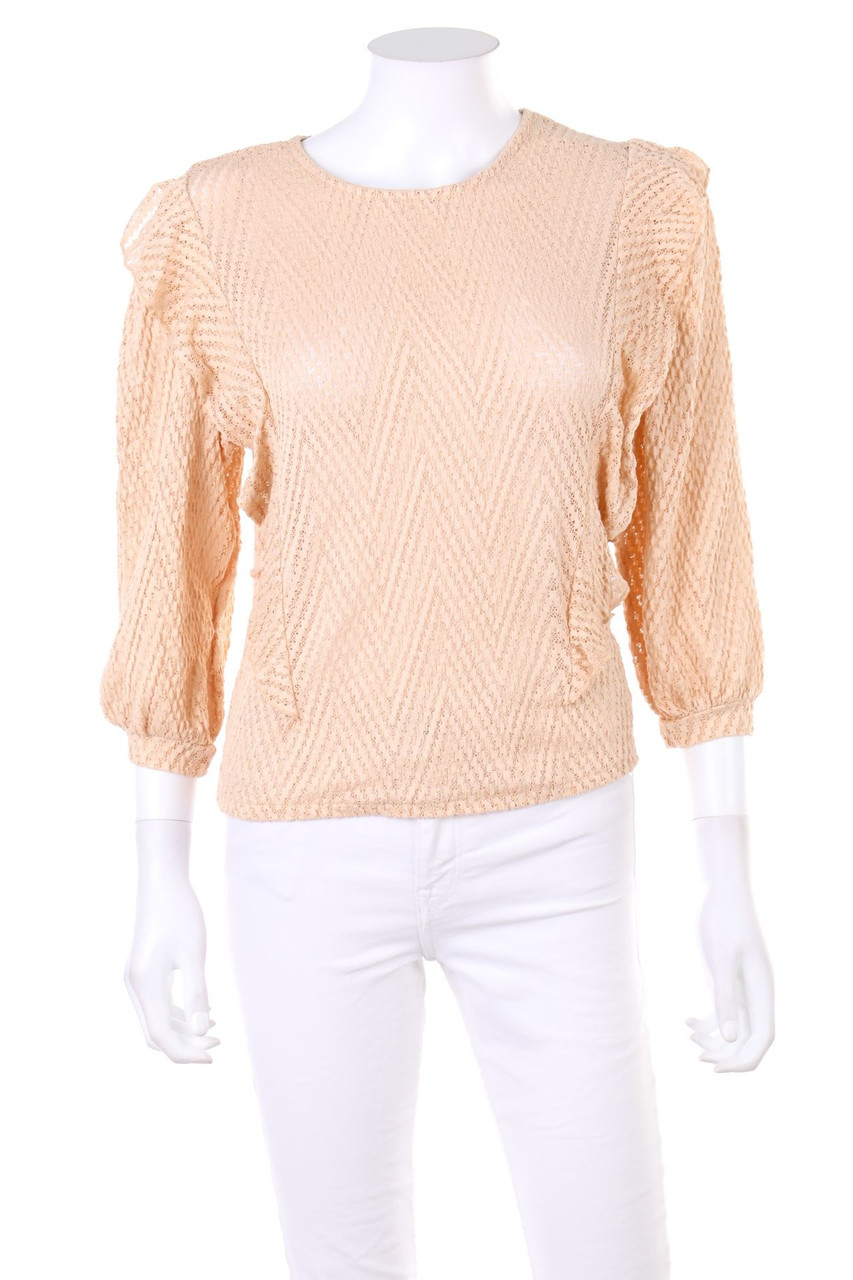 No Label - Blouse with Volants - D 40