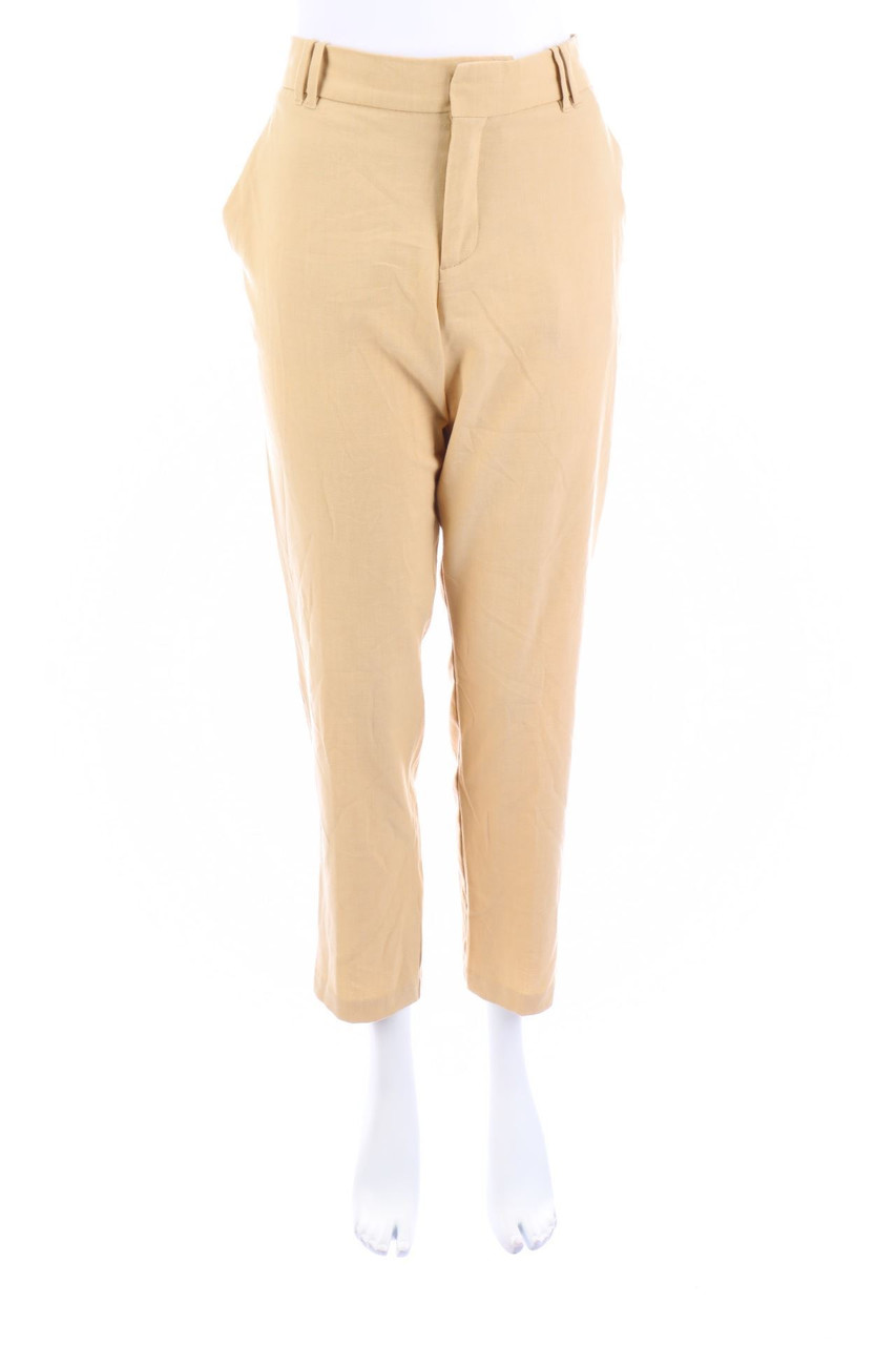 MANGO - Clean Chic-Hose mit Leinen - D 40
