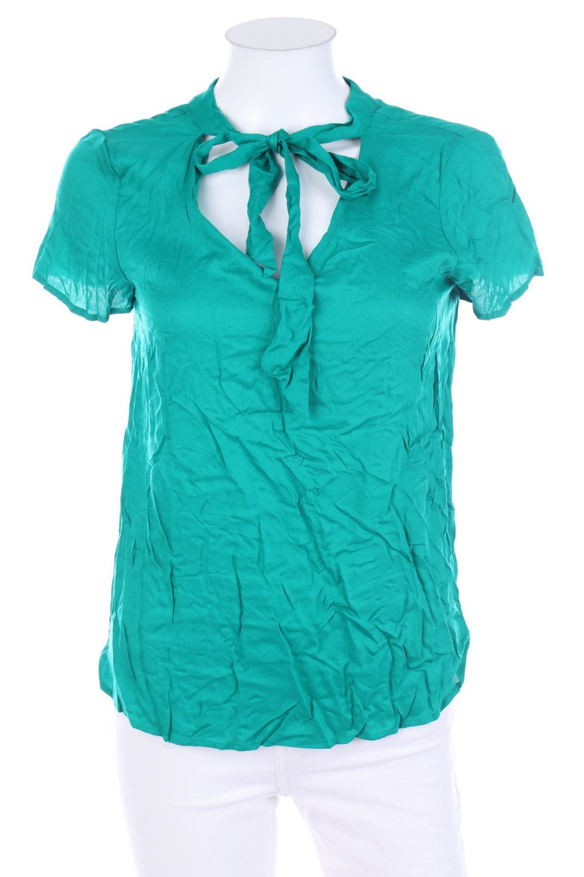 s.Oliver BLACK LABEL - Shortsleeve Blouse with Bow - D 34