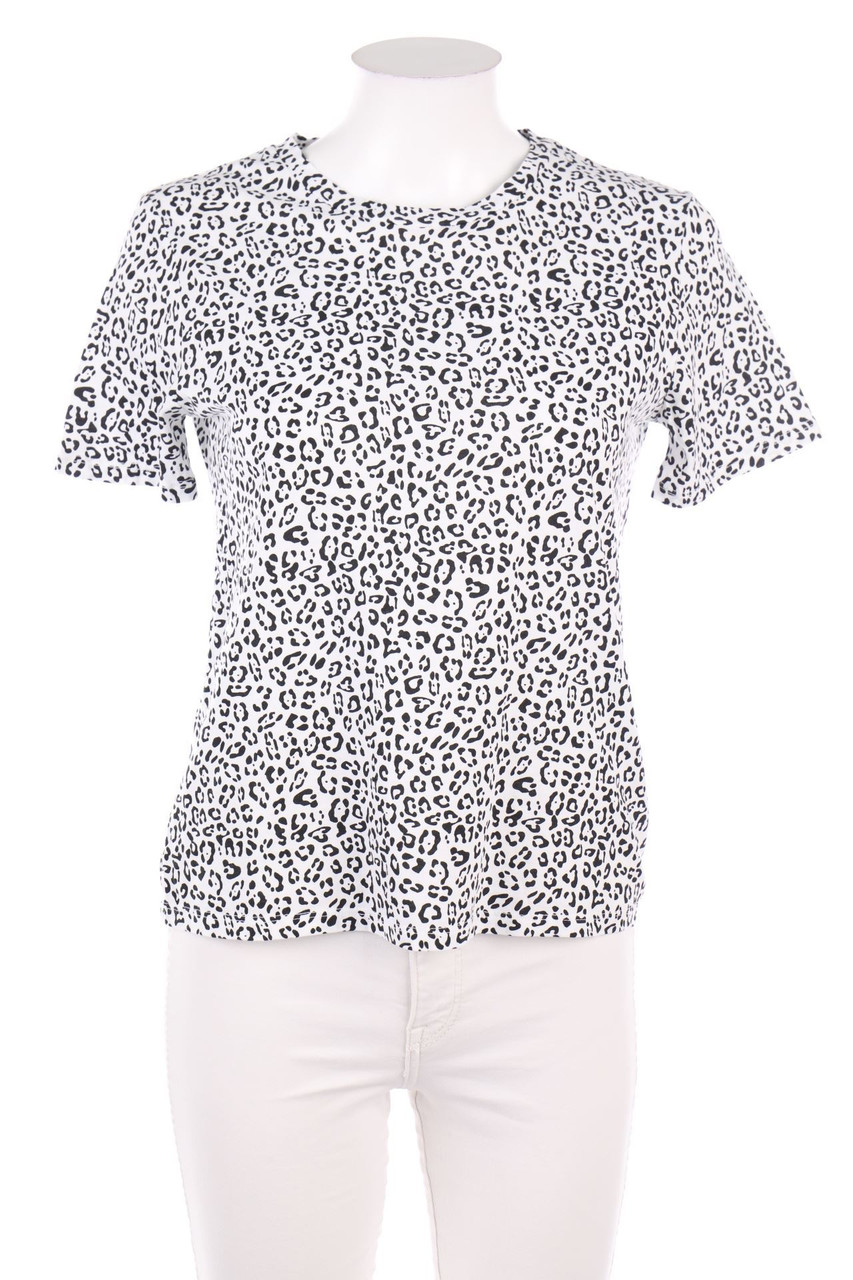MANGO - Kurzarm-Shirt mit Animal-Print - XS
