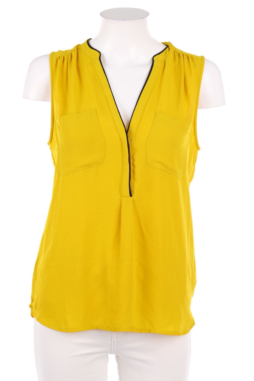 H&M - Blusentop mit aufgesetzten Taschen - D 38