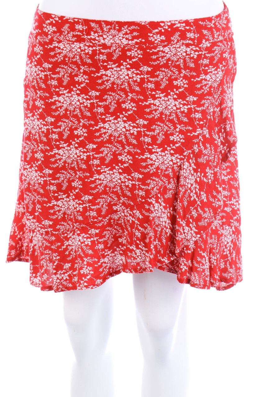 Chicorée - Skirt with Wrap-Effect with floral print - S