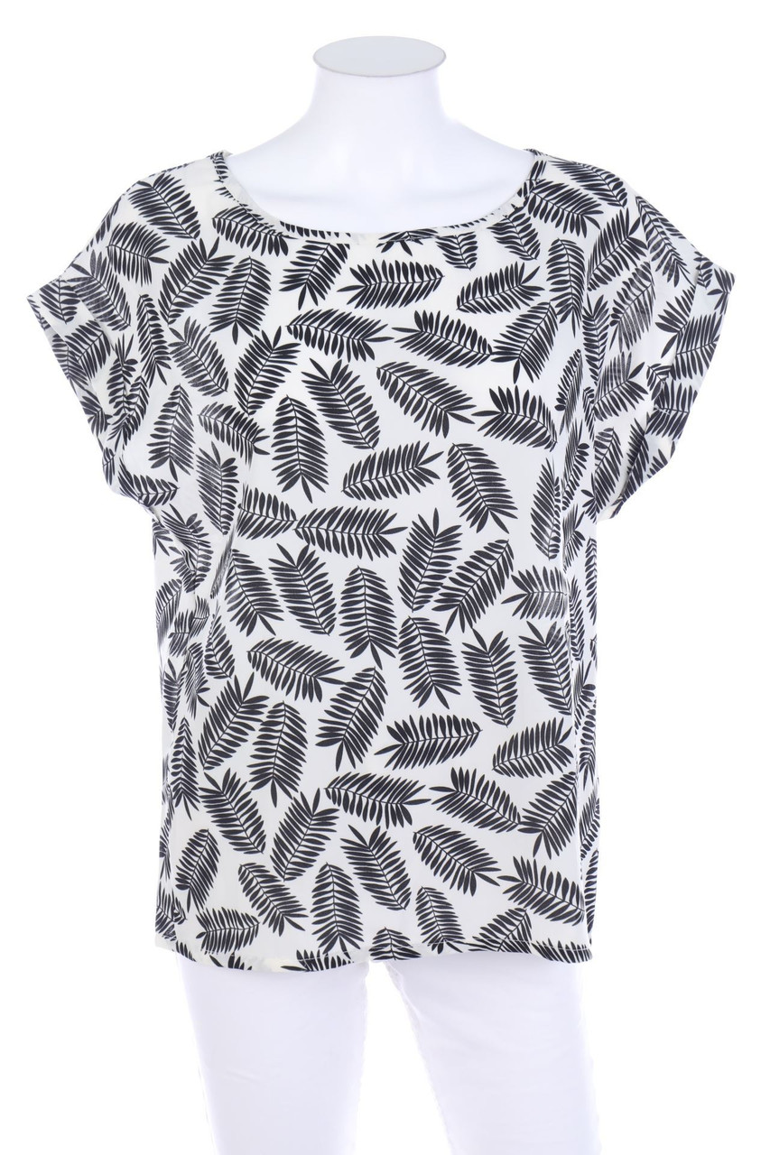 Carnaby - Shortsleeve Blouse with floral print - XL