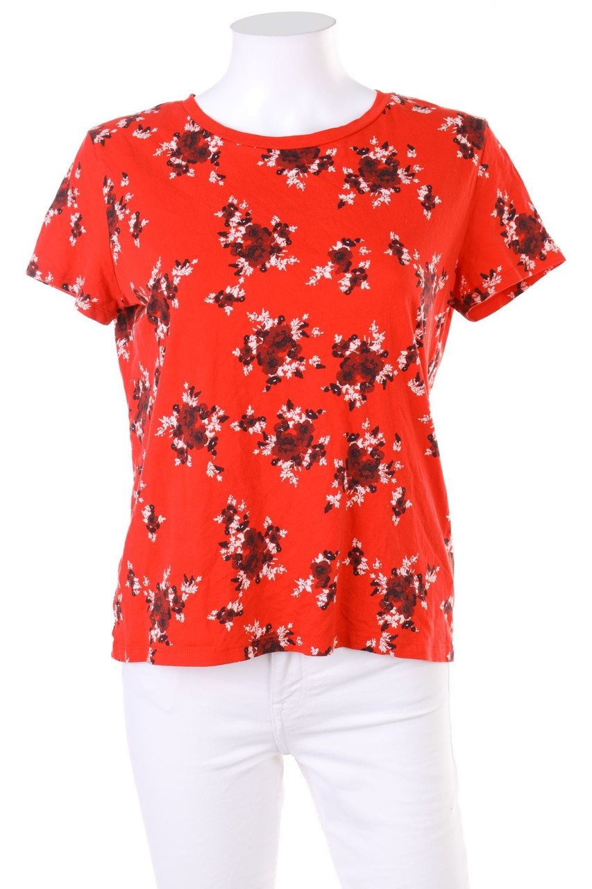 Pimkie COLLECTION - Kurzarm-Shirt aus Baumwolle mit floralem Muster - S
