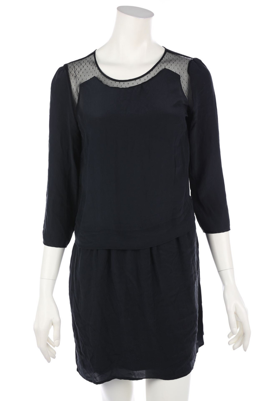 COMPTOIR DES COTONNIERS - dress with Mesh Insert - D 36
