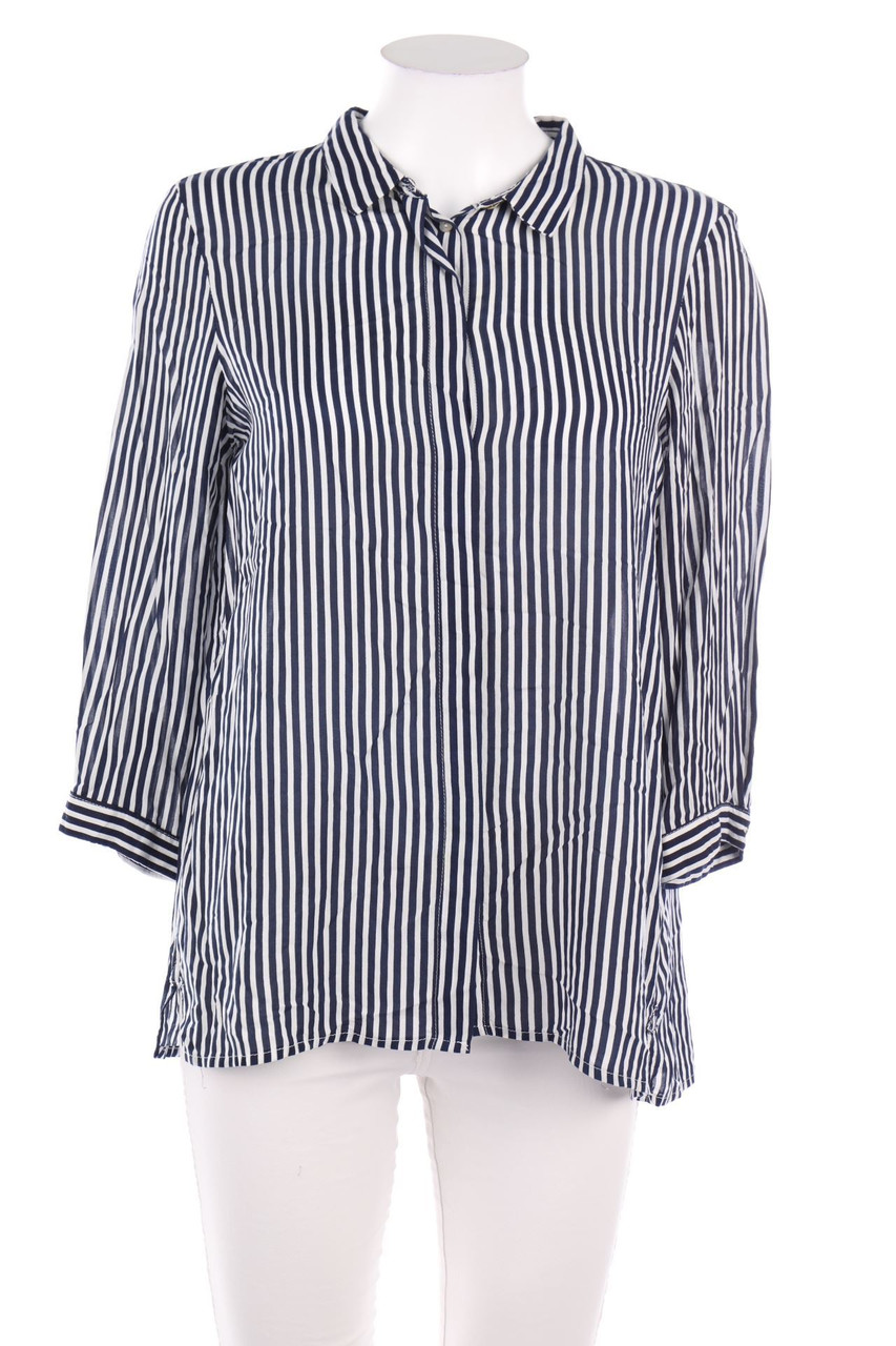 ZARA - Hemd-Bluse mit Streifen - M