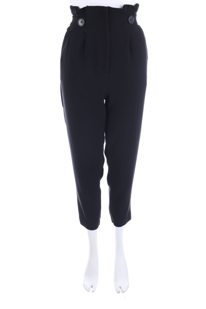 H&M - Chiffon-Paperbag-Hose mit Knöpfen - D 32