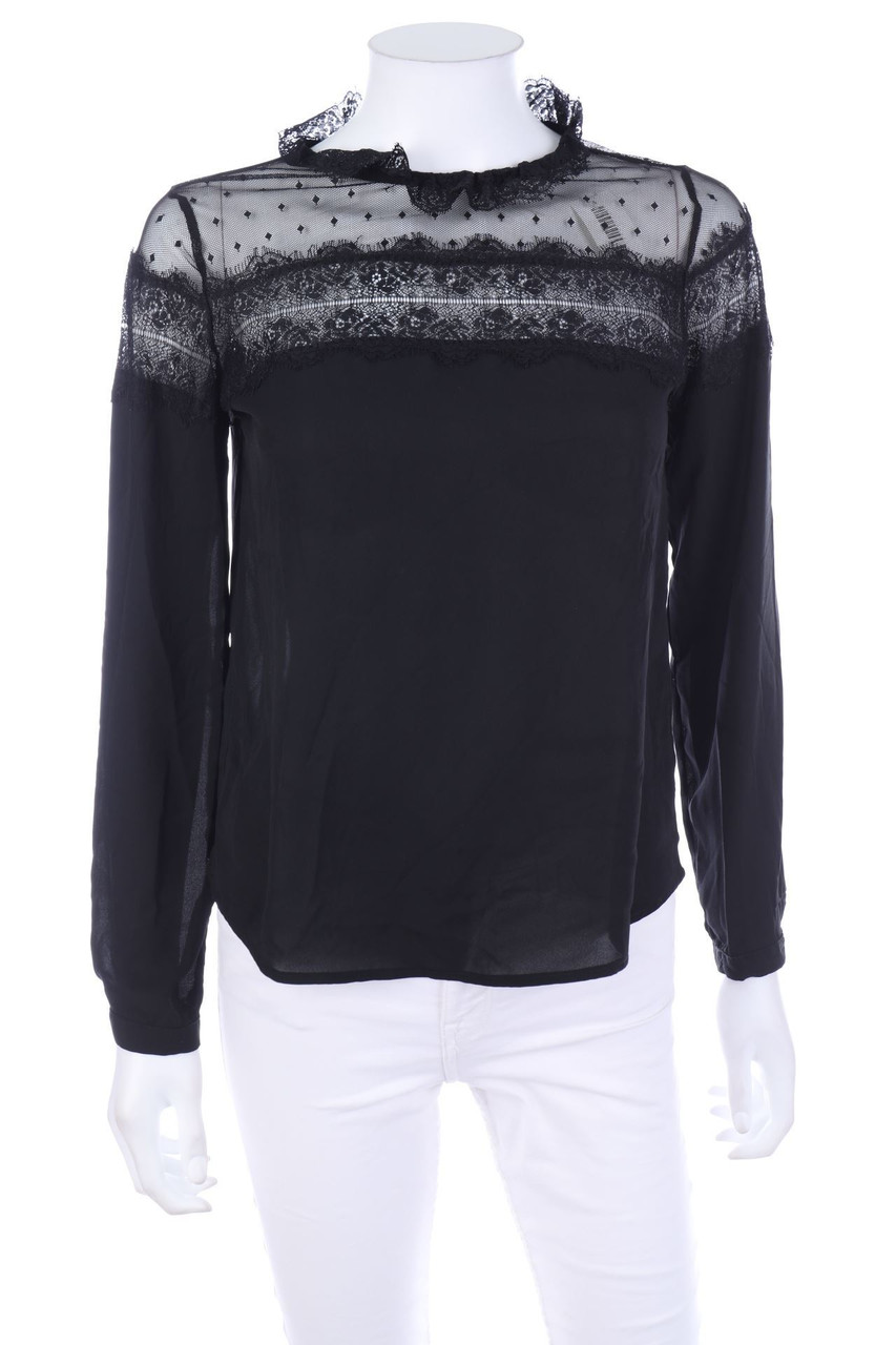 No Label - Blouse with Lace - S