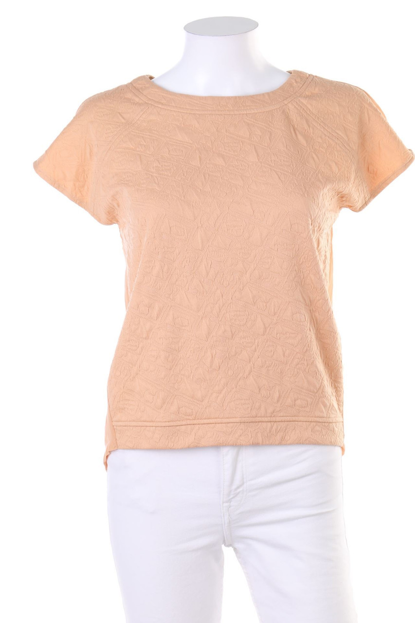 VERO MODA - Kurzarm-Bluse mit Chiffon - XS