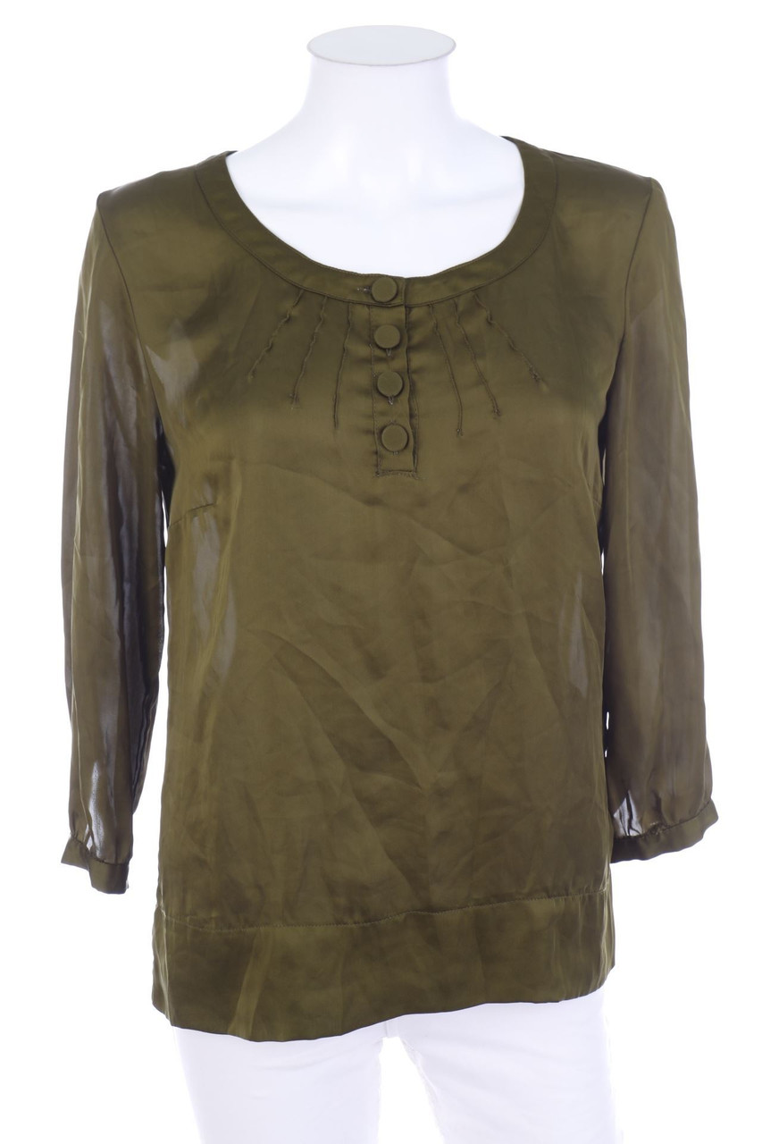 H&M - Satin-Bluse mit 3/4-Ärmel - D 36