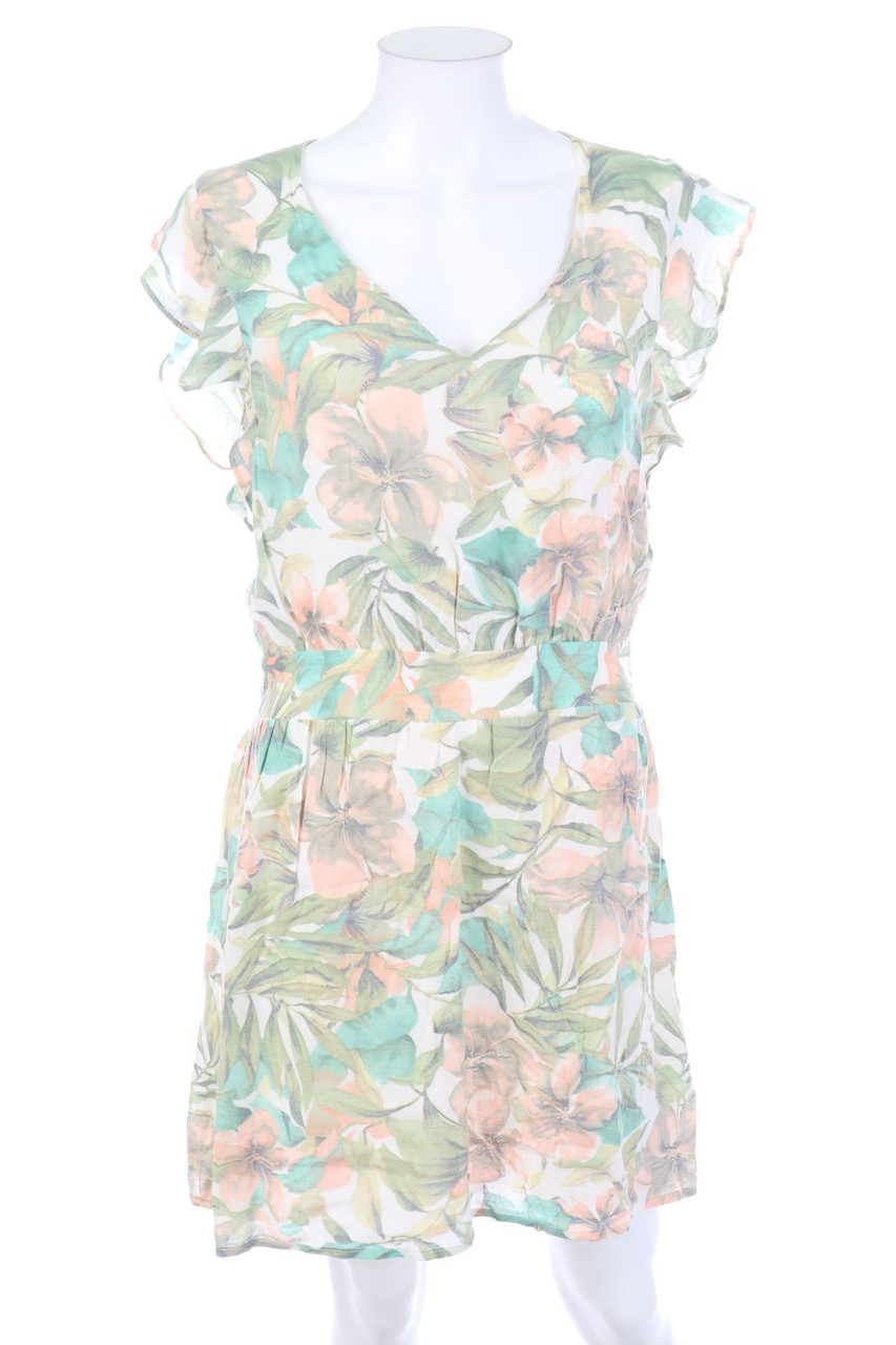 MANGO COLLECTION - Minikleid mit floralem Muster - S