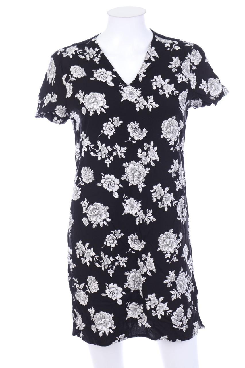 KOTON - Print-Mini Dress with Crochet Knit Details - D 34