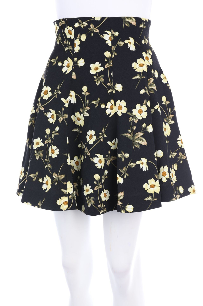 snidel - High Waist-Rock mit Blumen-Print - XS