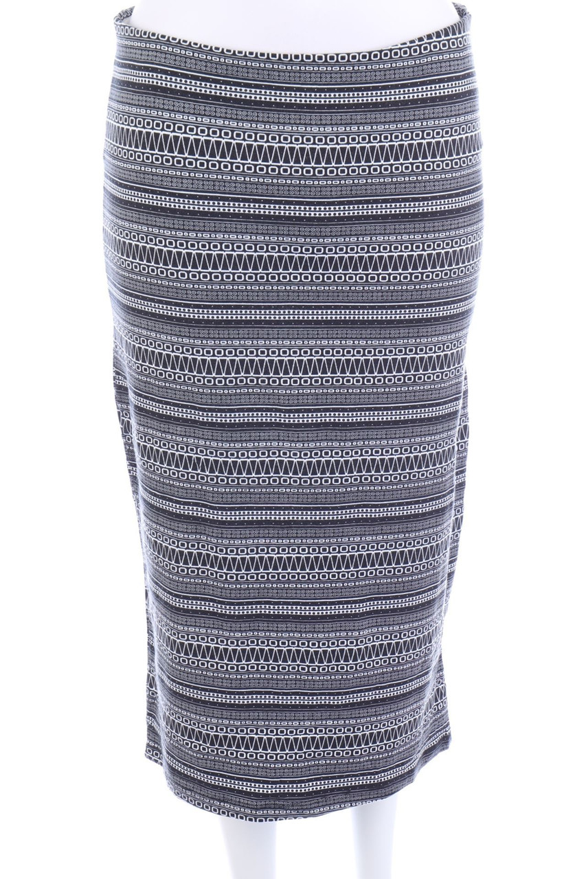 H&M DIVIDED - Midirock mit geometrischem Muster - M