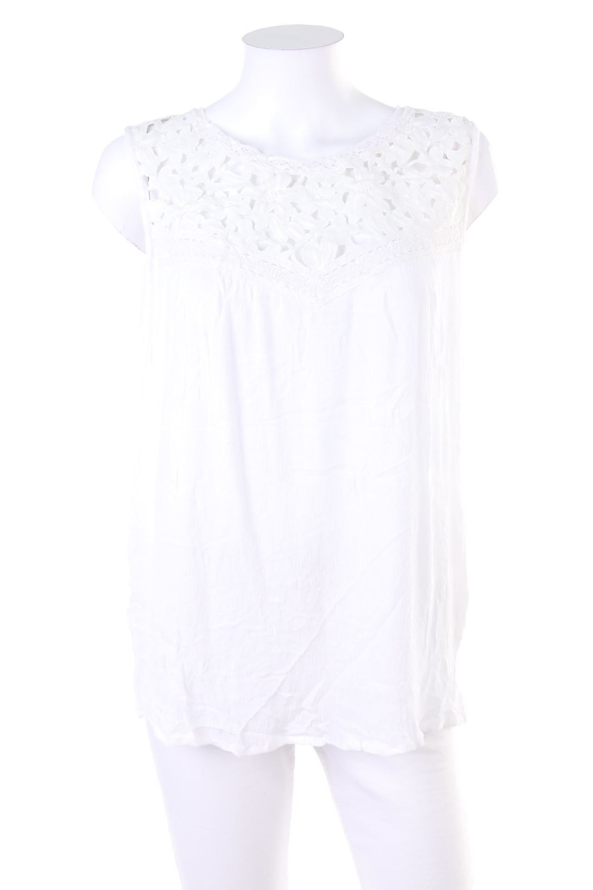 Yessica by C&A - Blouse Top, Viscose with Lace - D 46