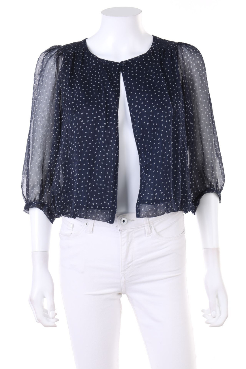 promod - Polka Dot-Jacke mit 3/4-Ärmel - D 34