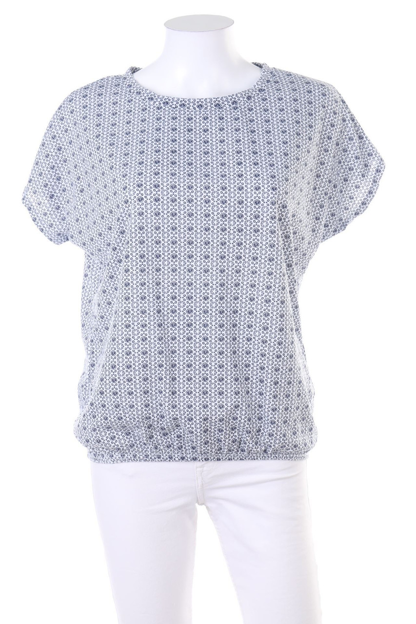 Chicorée - Shortsleeve-Shirt with Flower Print - S