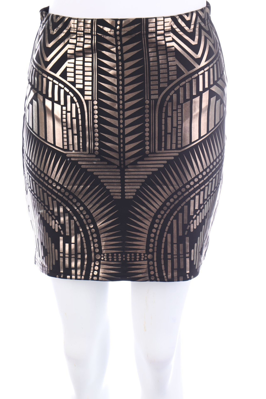 zebra - Skirt with Metallic Effect - S