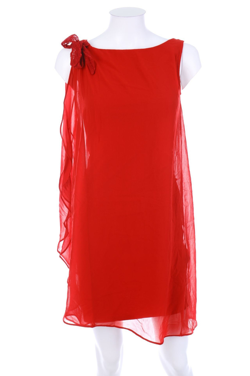 NAF NAF - Volants-Kleid mit Schleife - S