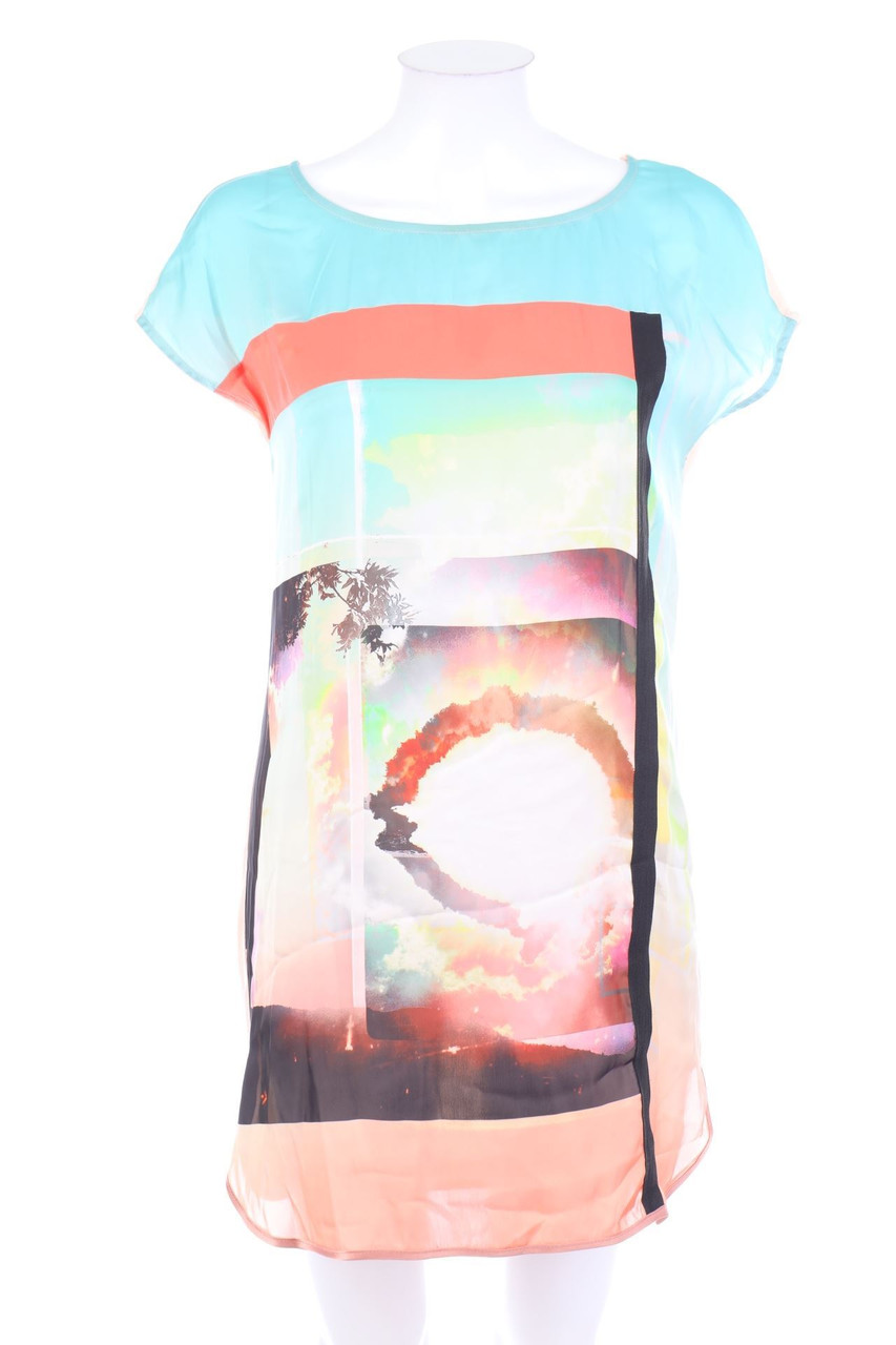 ANNA FIELD - Mini Dress with Print - D 36