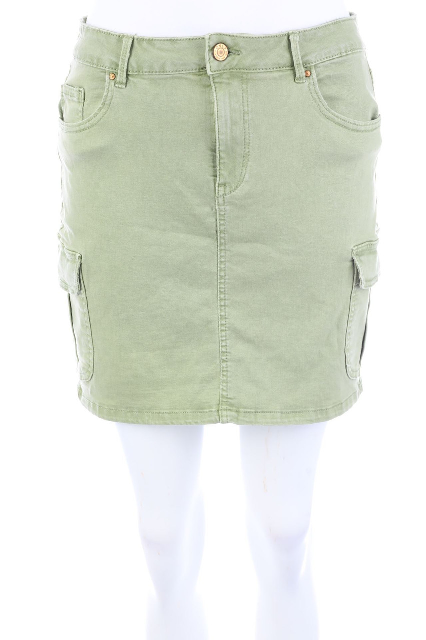 ONLY - Mini-Jeansrock mit aufgesetzten Taschen - D 38