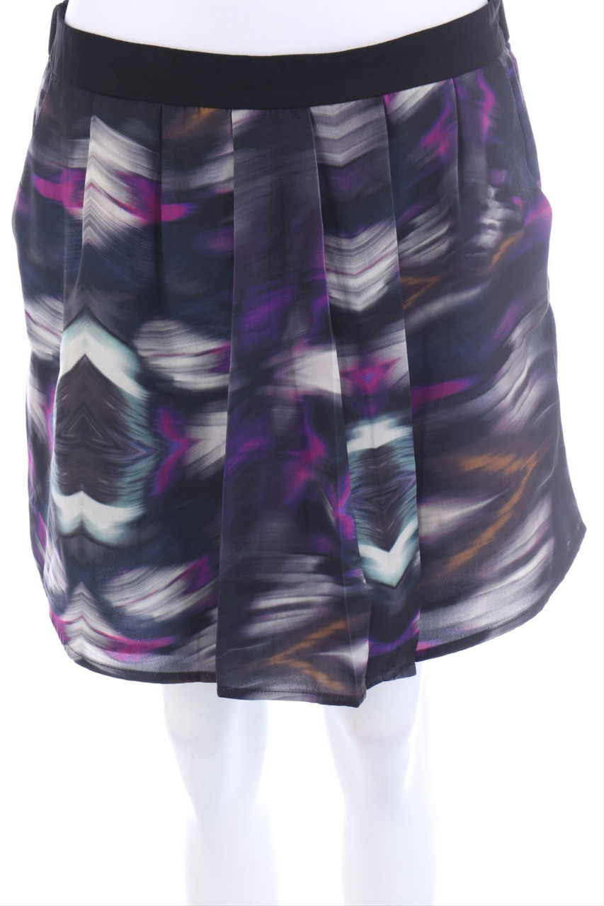 MANGO SUIT - Falten-Minirock in Wickel-Optik - D 36