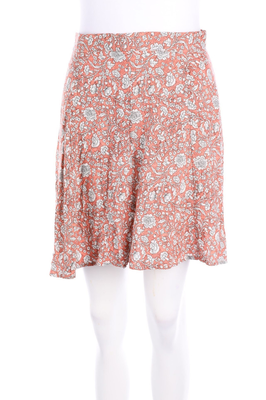 zebra - Skirt, Viscose with floral print - S