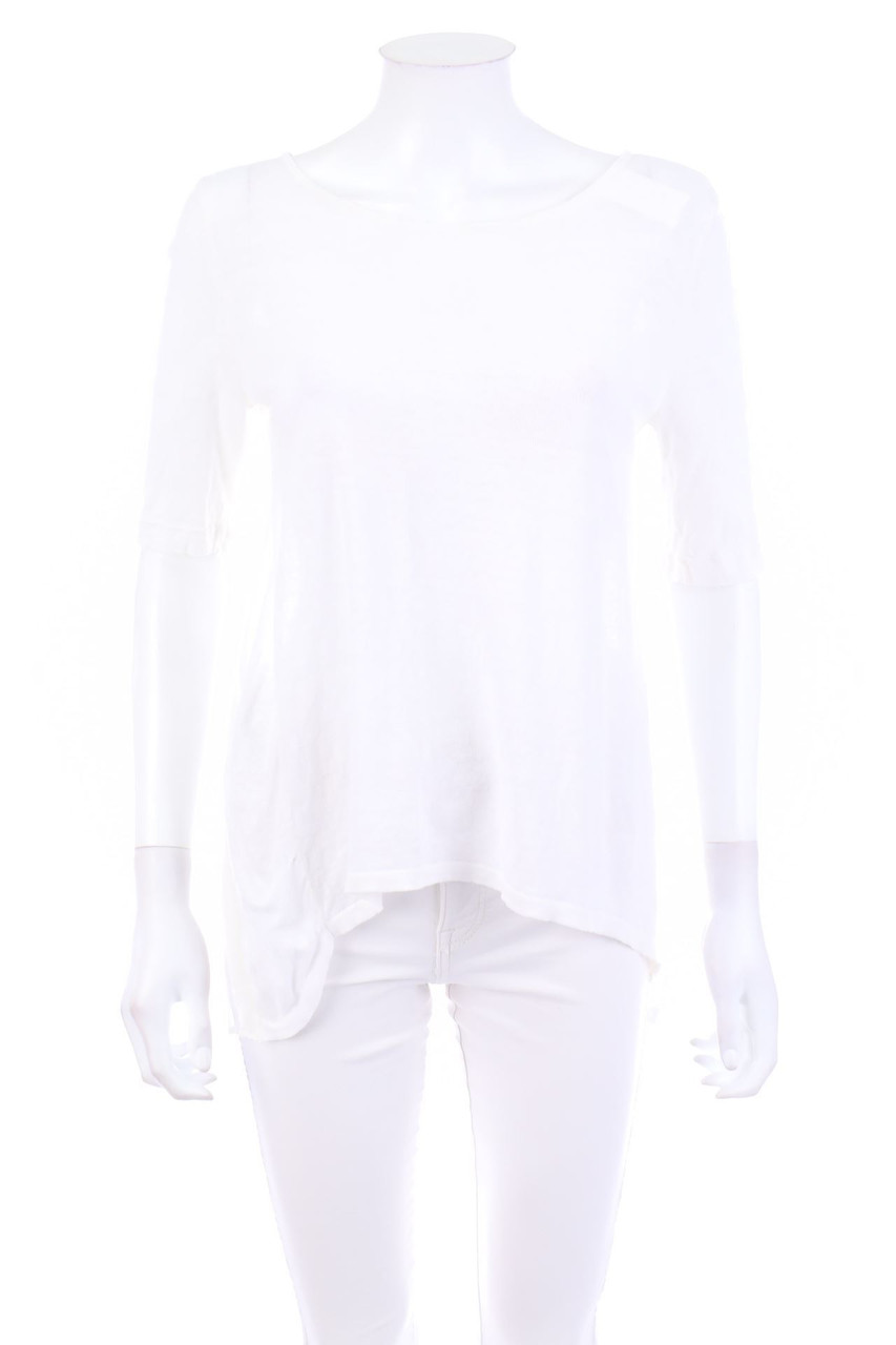 No Label - Shortsleeve-Shirt with Chiffon - M