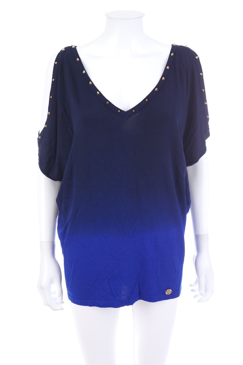 MORGAN - Batwing Shirt with Dip Dye-Effect - M