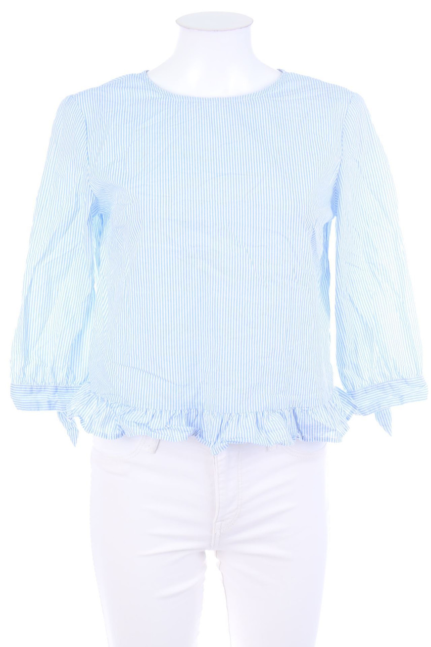 Bershka BSK GIRL - Streifen-Bluse mit 3/4-Ärmel - M