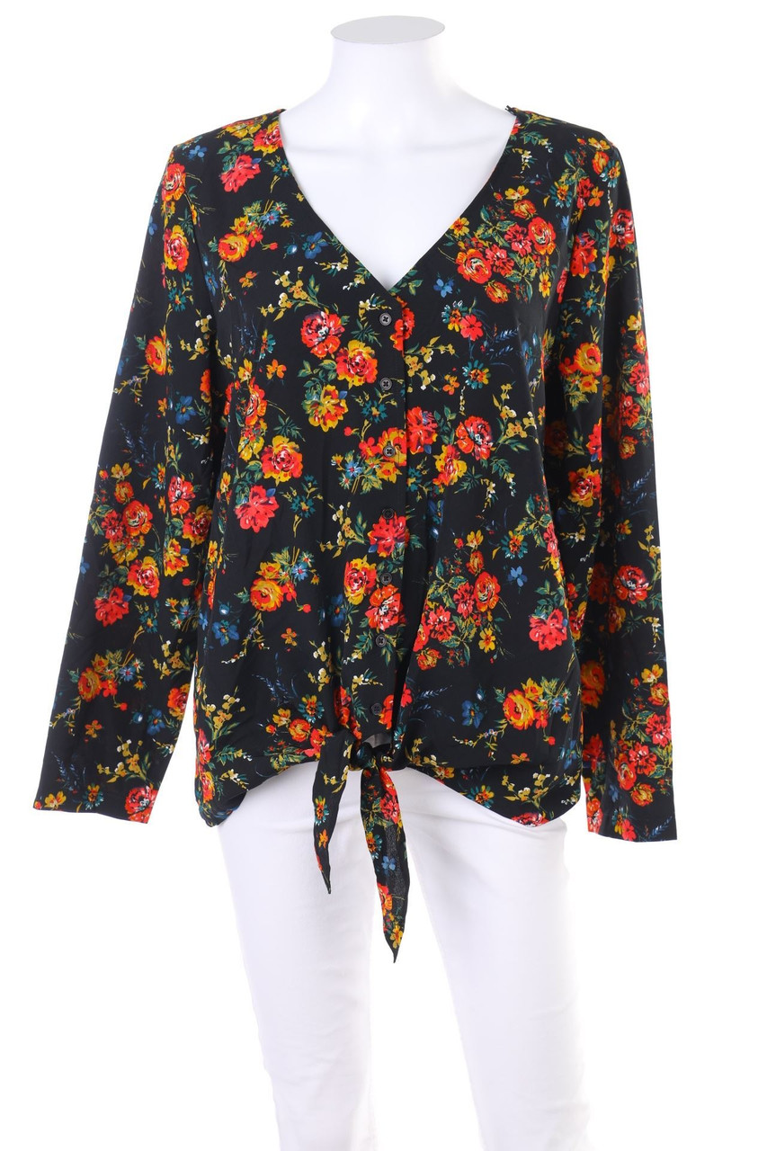 BELOVED - Blouse to tie with Flower Print - D 44