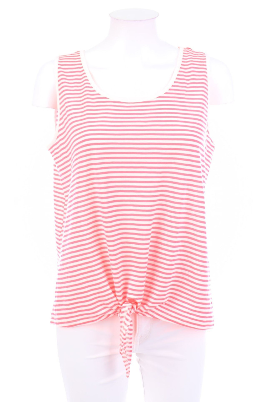 No Label - Tanktop with Stripes to tie - L