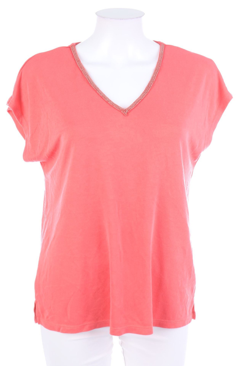 No Label - Shortsleeve-Shirt with Pearls - M