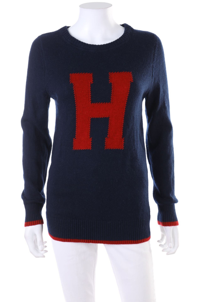 TOMMY HILFIGER - Lambswool-Pullover im Preppy Style - M
