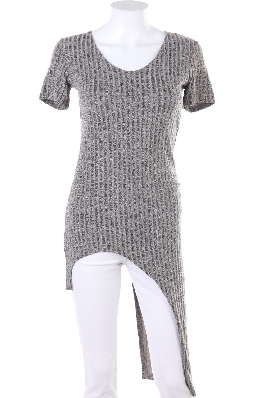 No Label - Shortsleeve-Shirt with Asymmetrical Cut - S