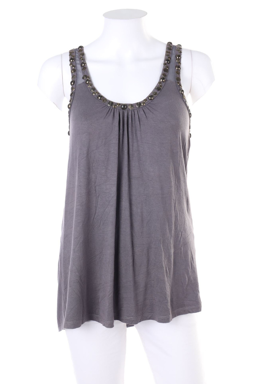 No Label - Top with Jewelry Stones - M