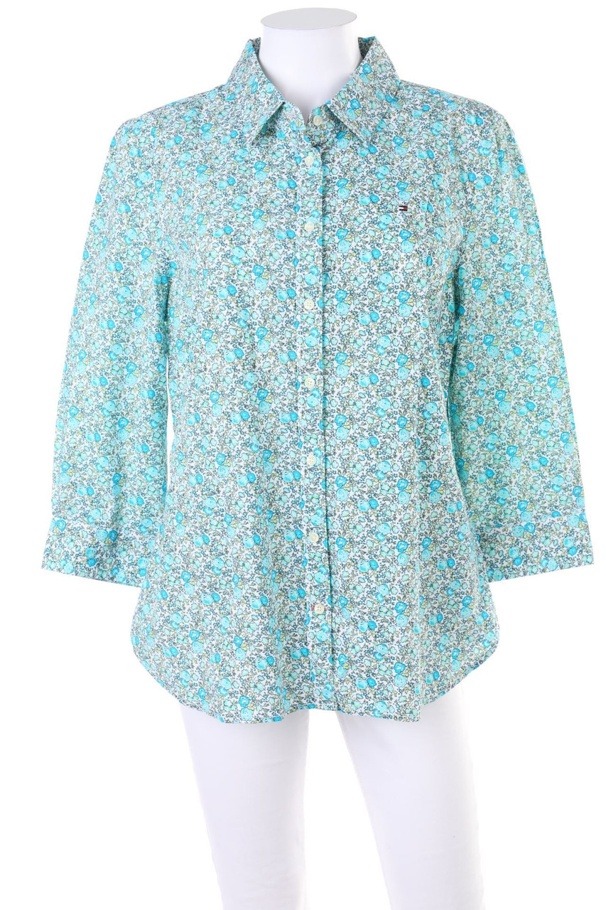 TOMMY HILFIGER - Hemd-Bluse mit 3/4-Ärmel - L