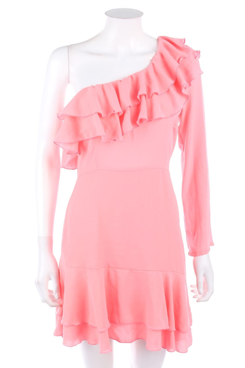 DENNY ROSE - One-Shoulder Abendkleid mit Volants - D 36