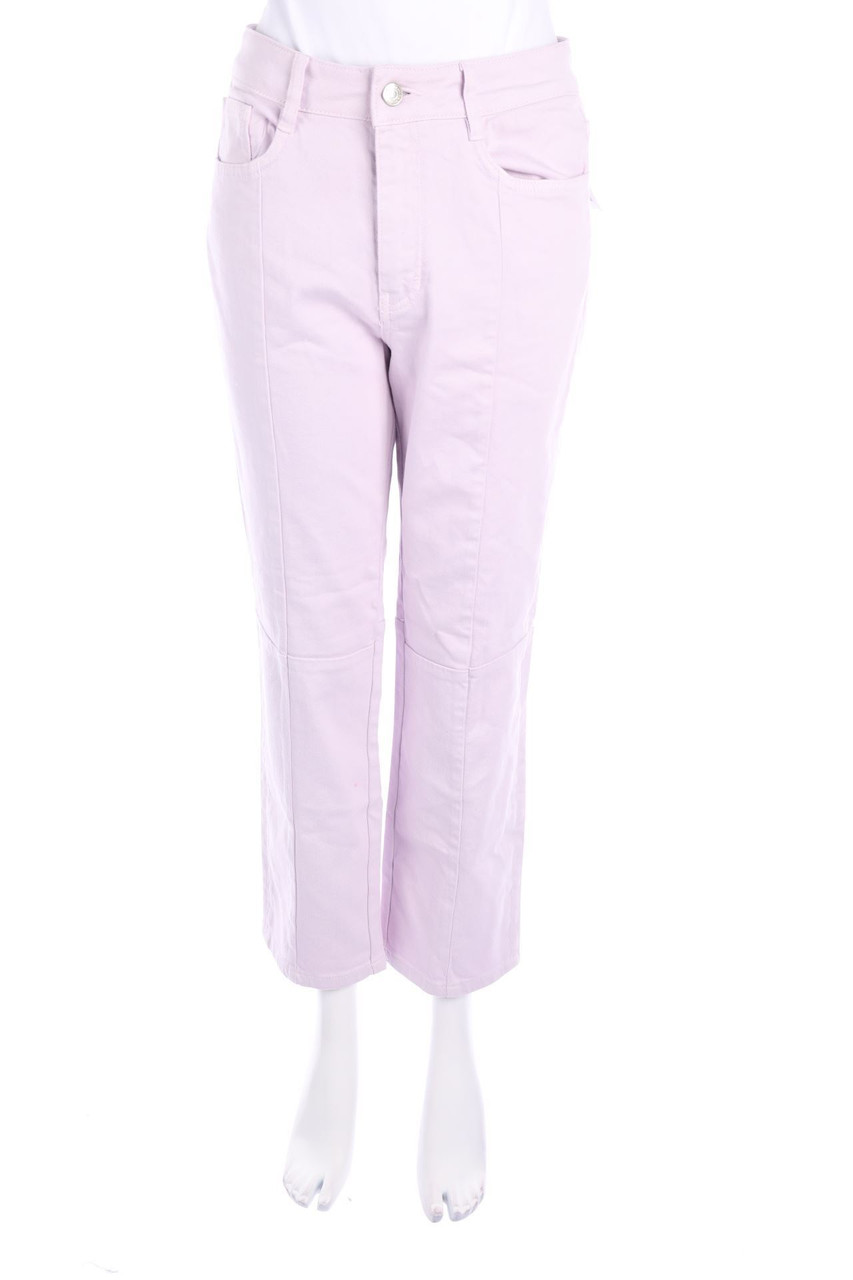 maje - Straigh Cut Jeans with Logo Patch - D 38