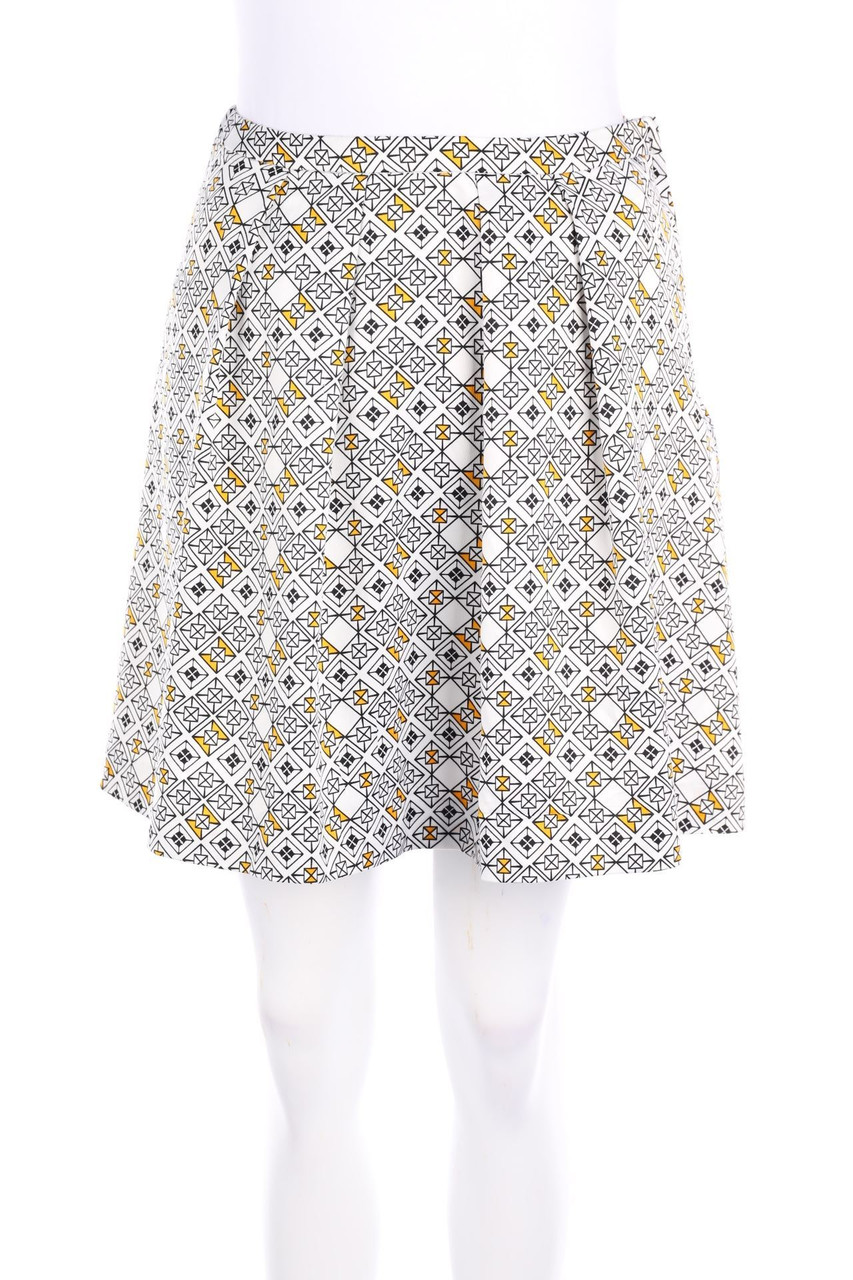 H&M - Falten-Rock mit geometrischem Muster - D 36